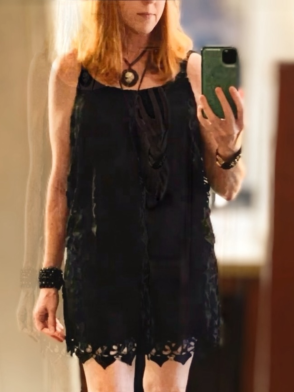 Romeo & Juliet Couture Black Lace Romper Size S